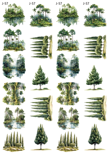 A57 embossed sticker