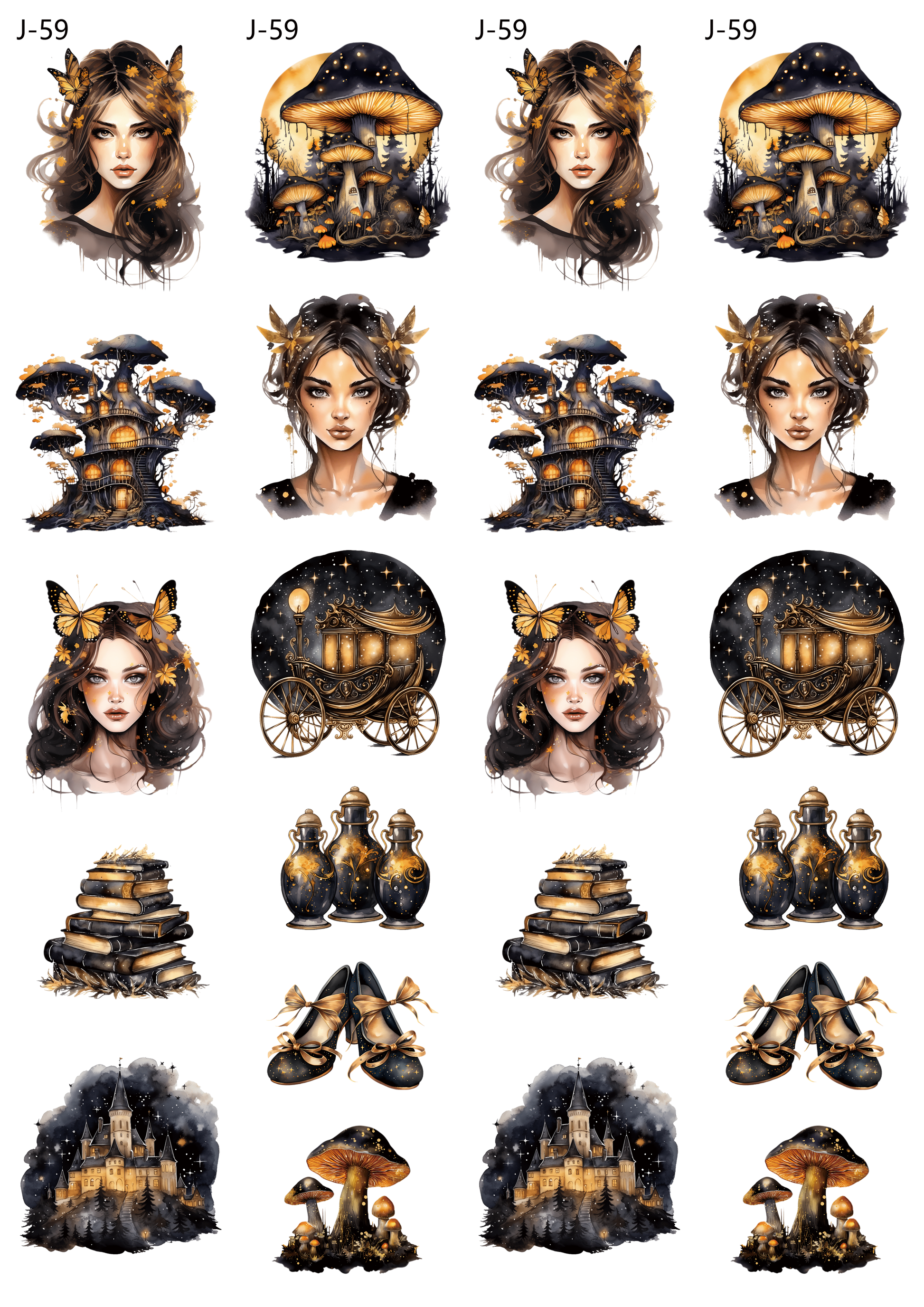 A59 embossed sticker