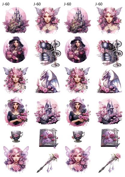 A60 embossed sticker