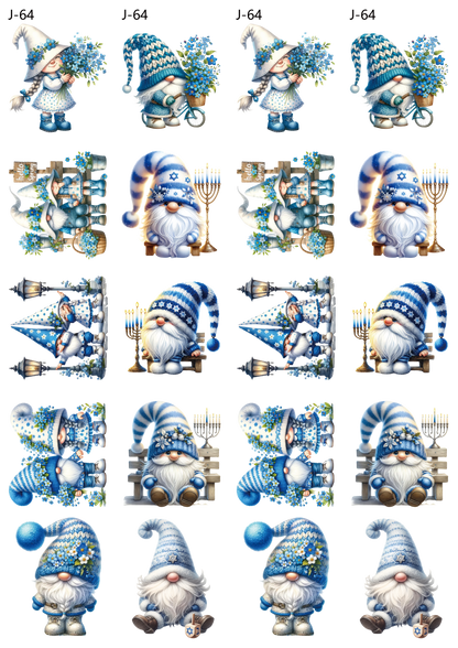 A64 embossed sticker