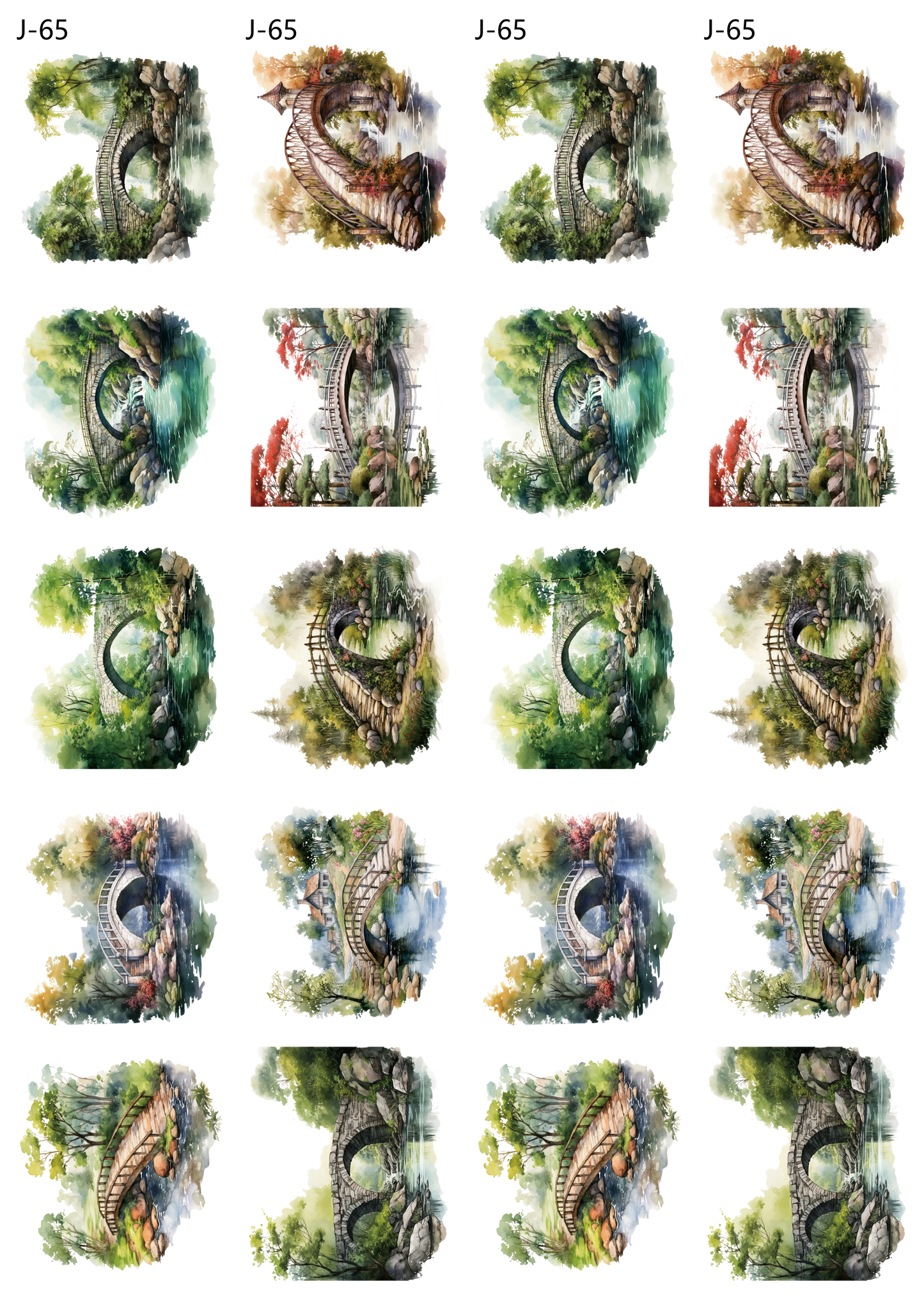 A65 embossed sticker