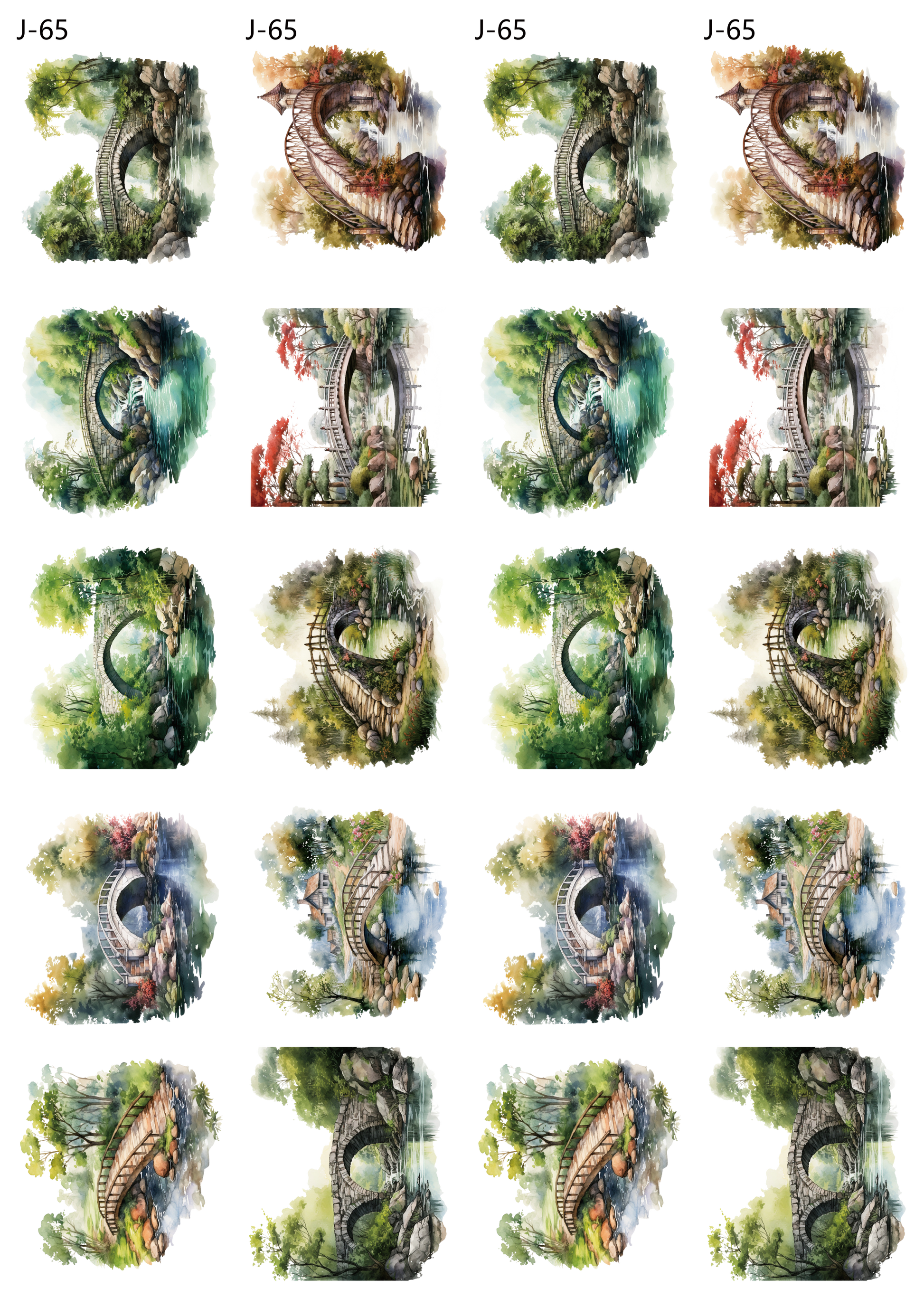 A65 embossed sticker