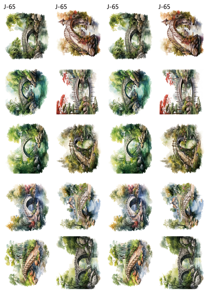 A65 embossed sticker