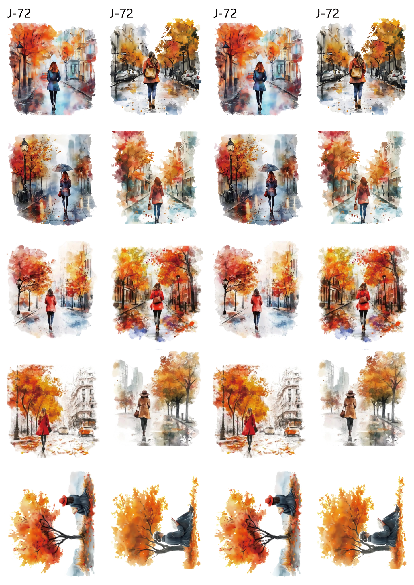 A72 embossed sticker