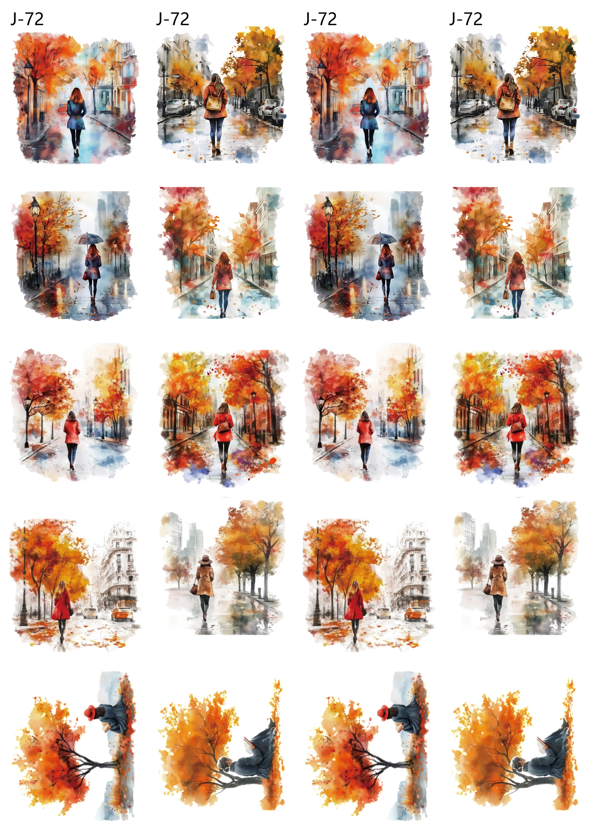 A72 embossed sticker