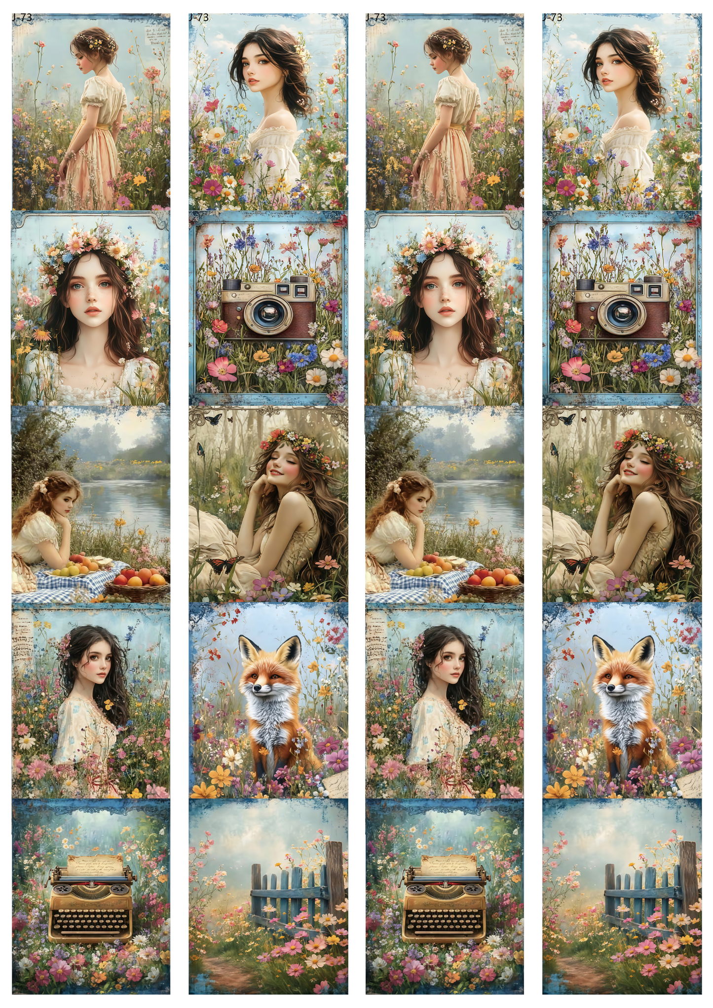 A73 embossed sticker