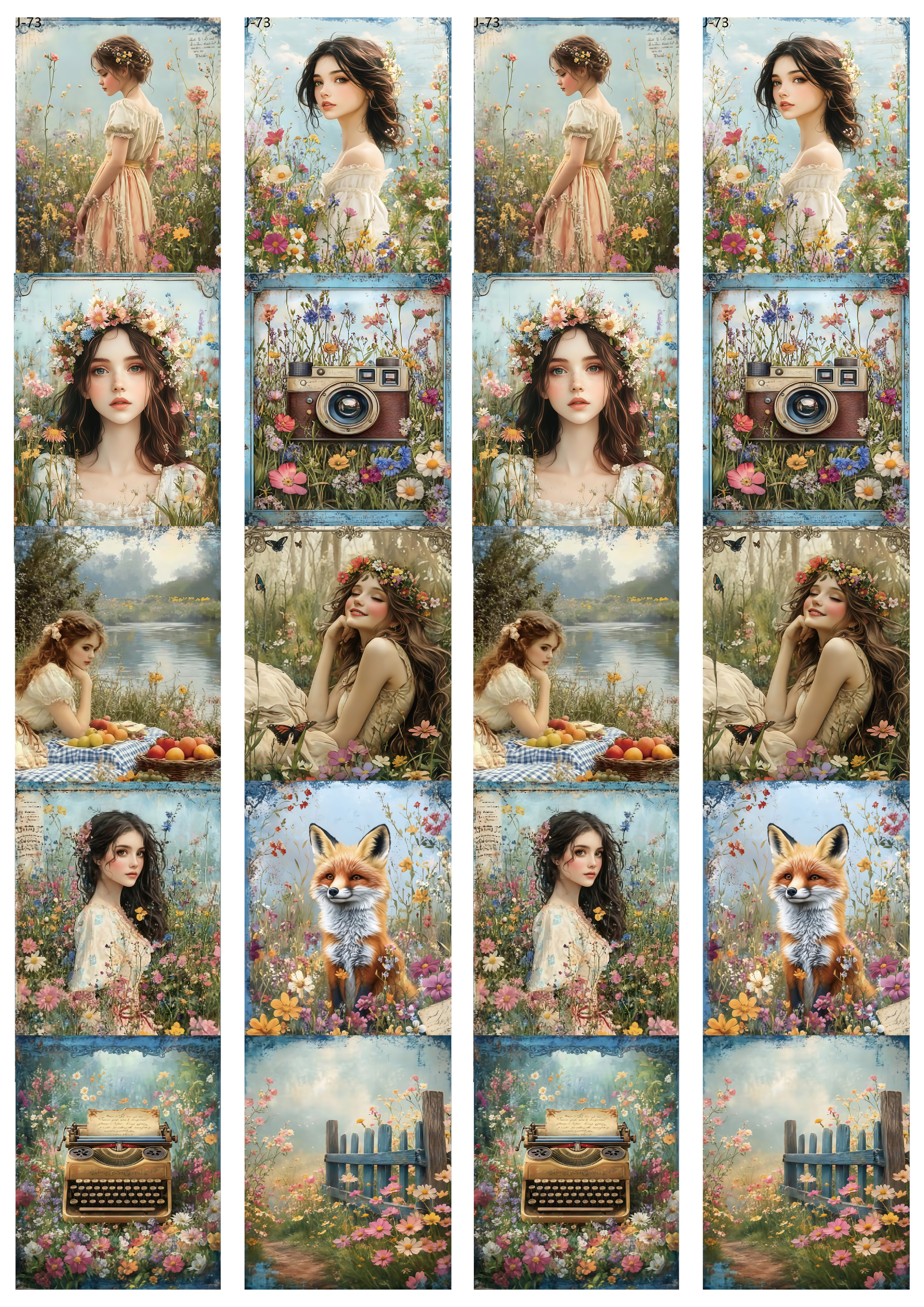 A73 embossed sticker