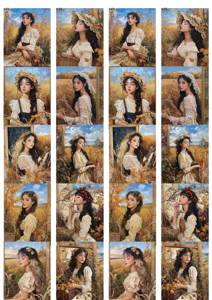 A75 embossed sticker