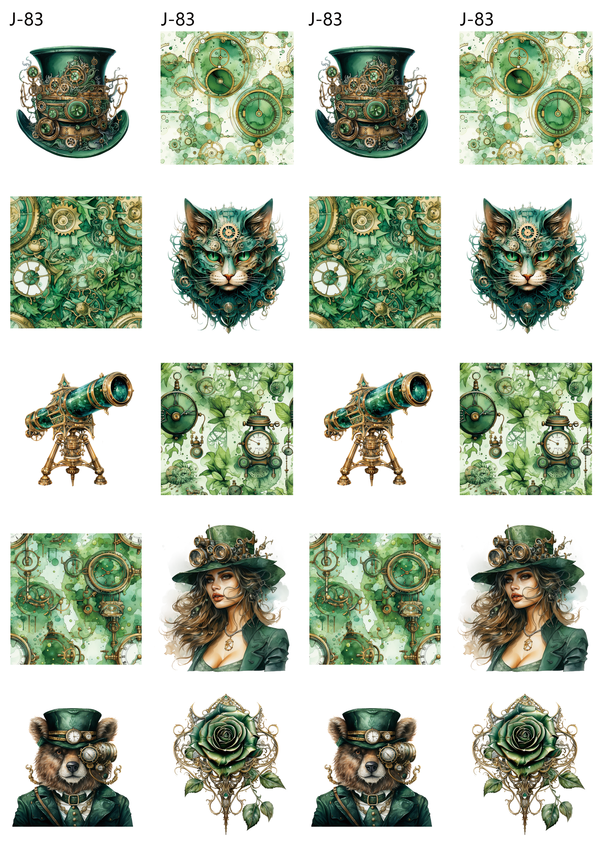 A83 embossed sticker