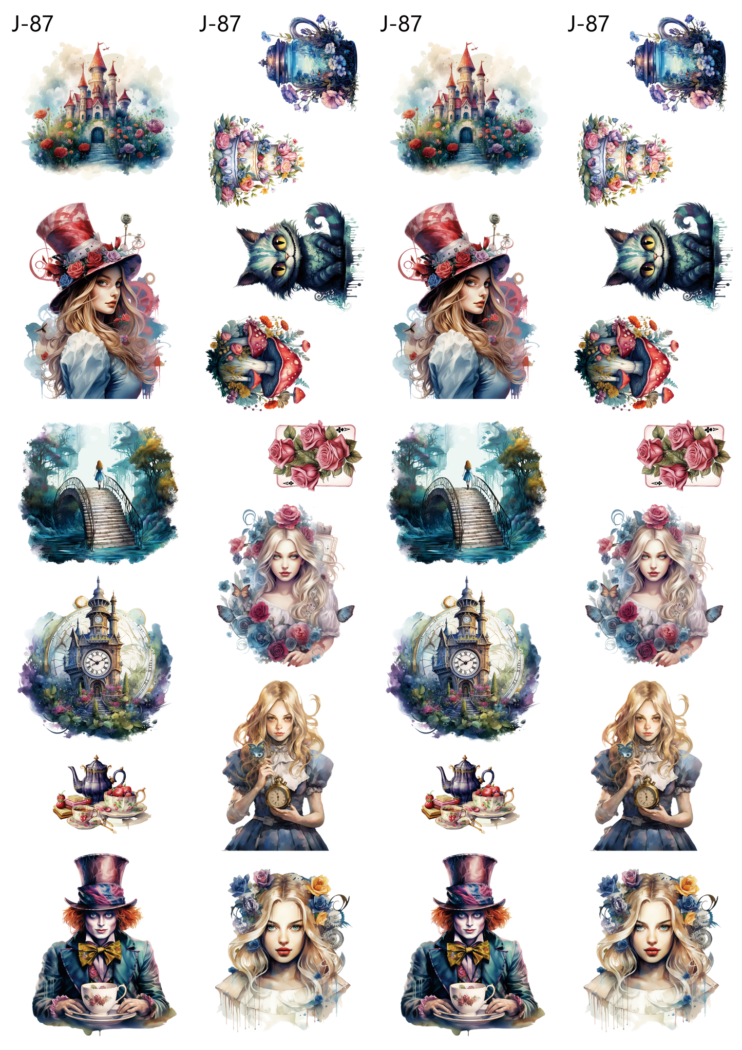 A87 embossed sticker