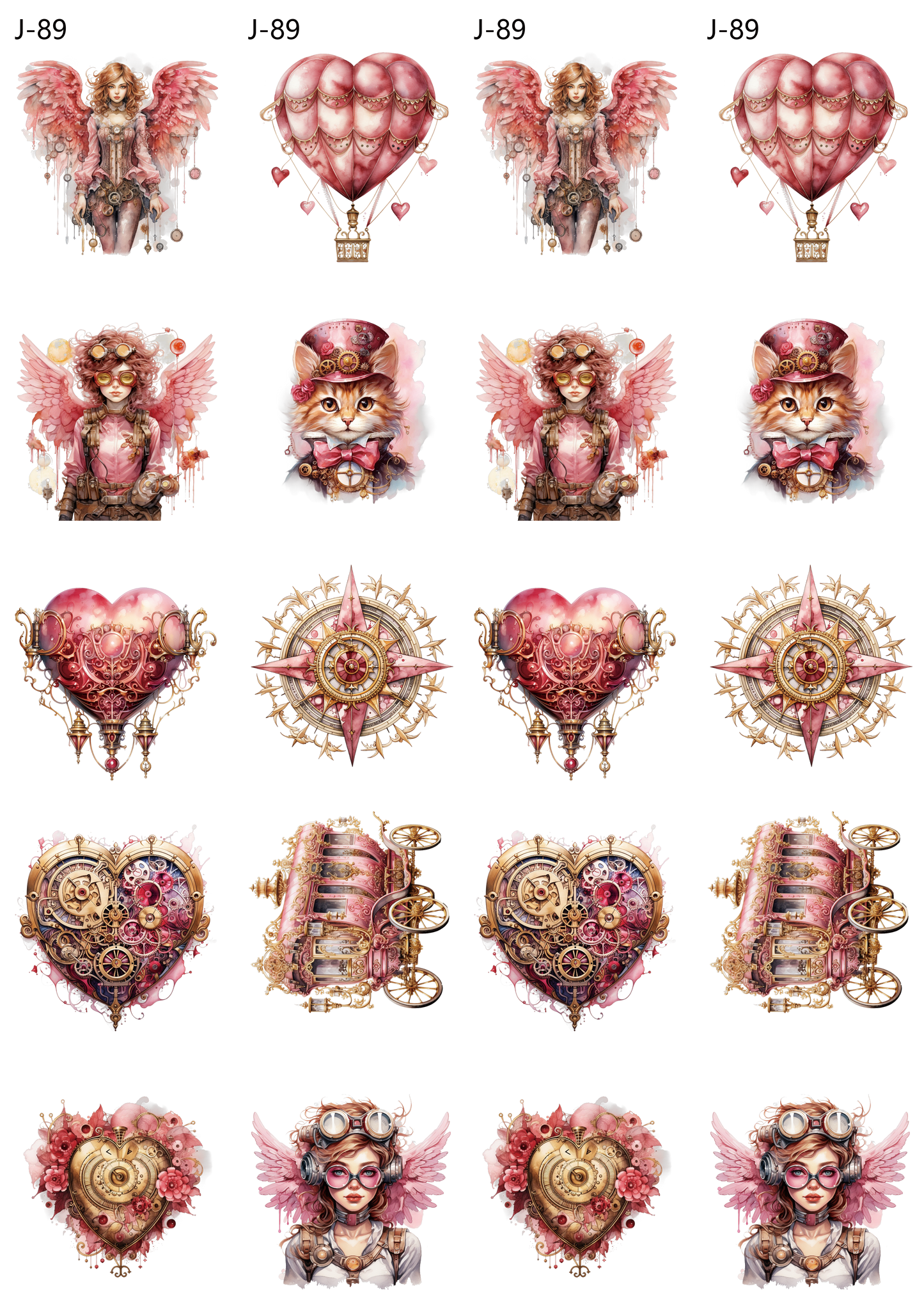 A89 embossed sticker