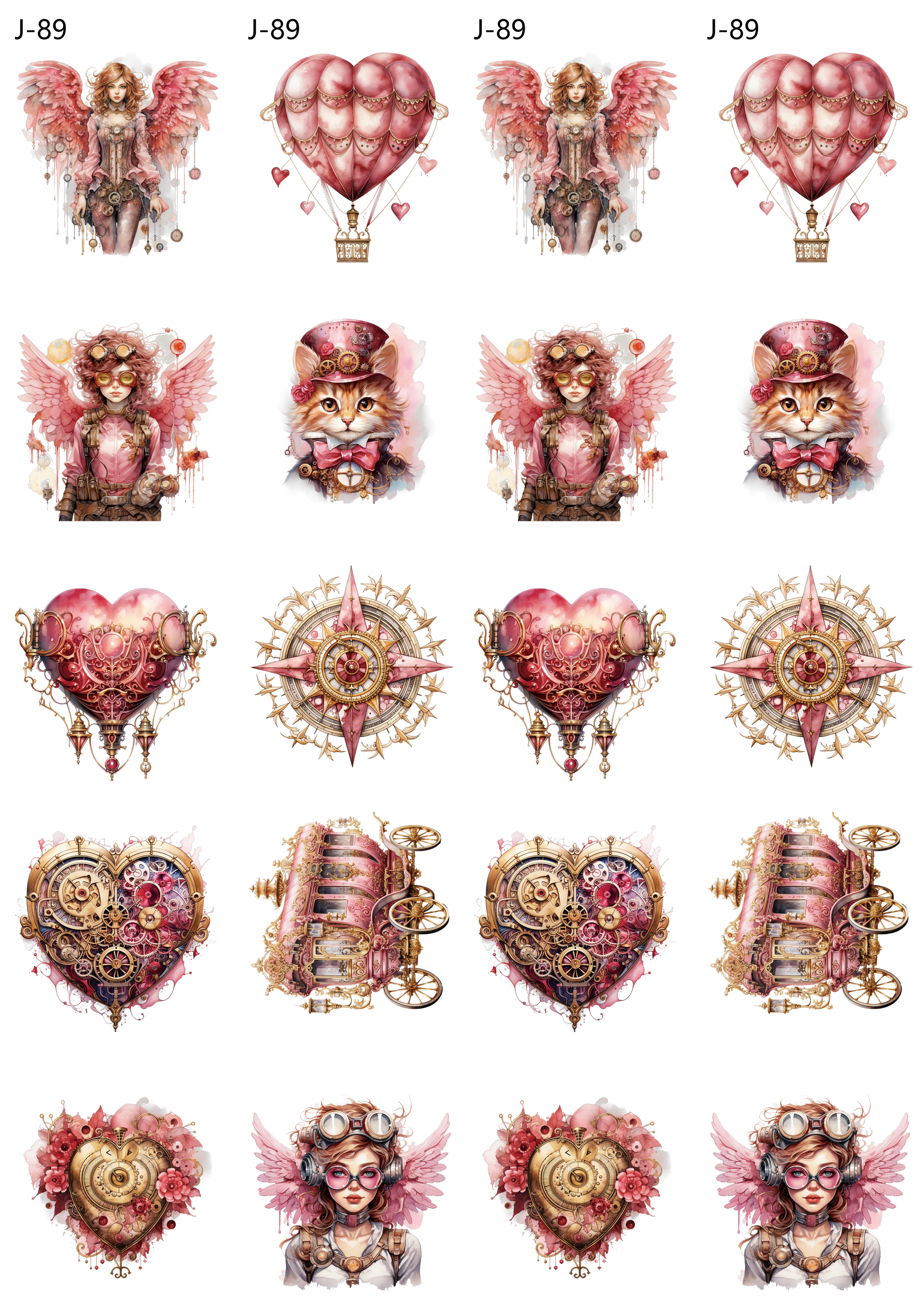 A89 embossed sticker