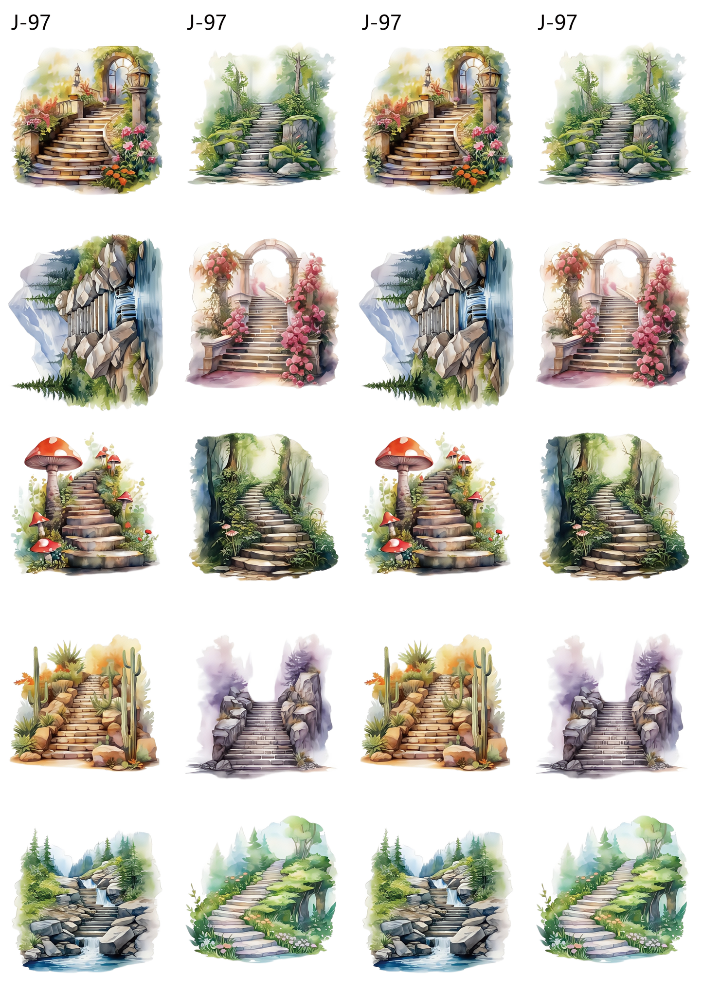 A97 embossed sticker