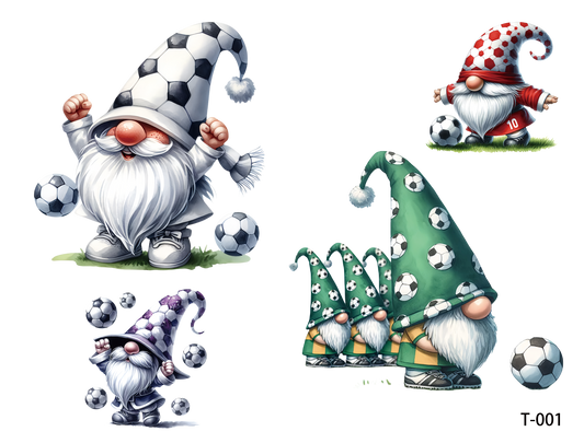 T001-T010 3D pre-cut embossed sticker 1pcs(4.92*3.74 inch) T001