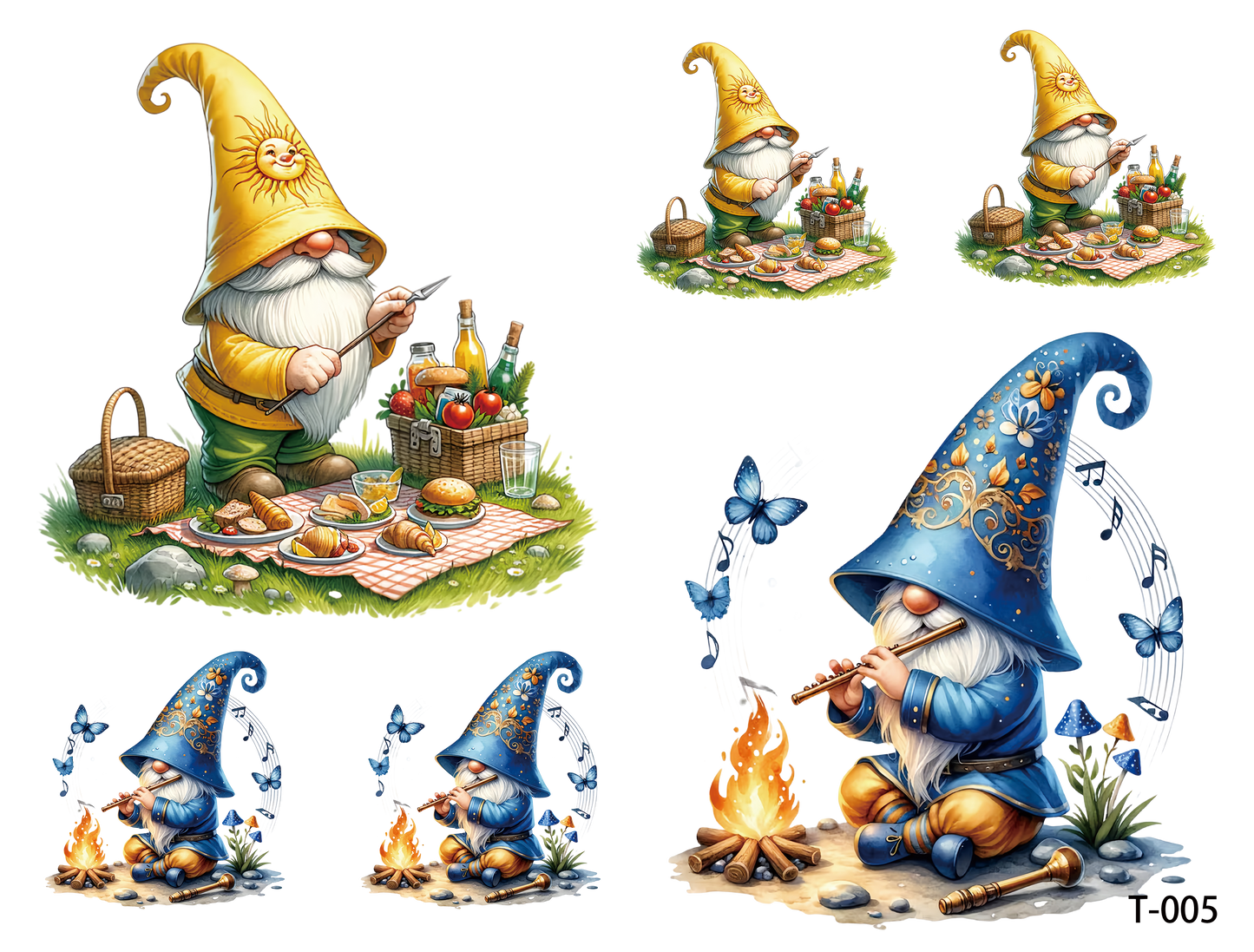 T001-T010 3D pre-cut embossed sticker 1pcs(4.92*3.74 inch) T005