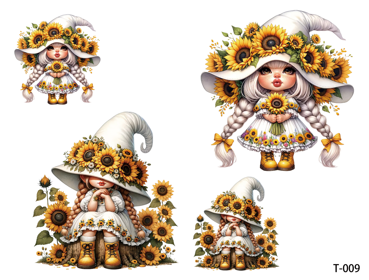 T001-T010 3D pre-cut embossed sticker 1pcs(4.92*3.74 inch) T009