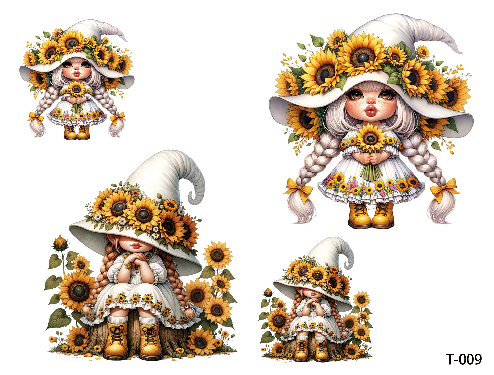 T001-T010 3D pre-cut embossed sticker 1pcs(4.92*3.74 inch) T009
