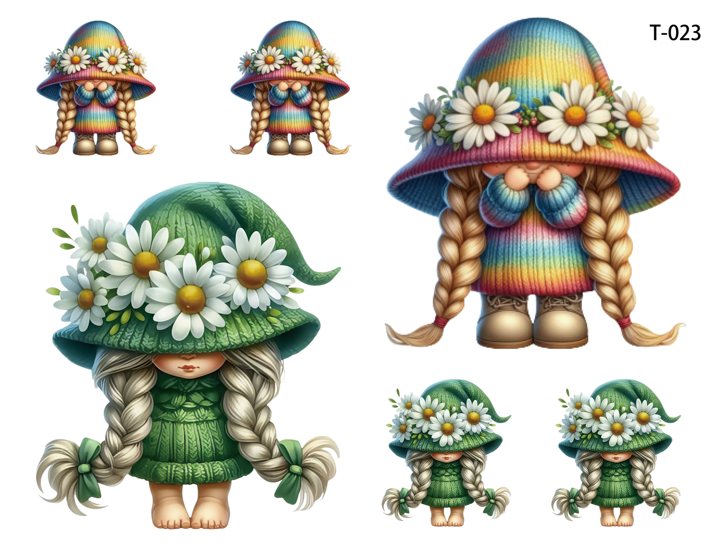 T021-T030 3D pre-cut embossed sticker 1pcs(4.92*3.74 inch) T023