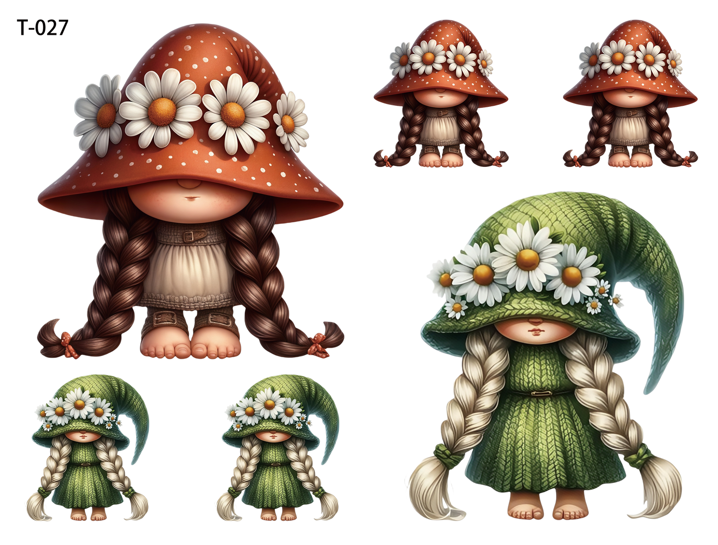 T021-T030 3D pre-cut embossed sticker 1pcs(4.92*3.74 inch) T027