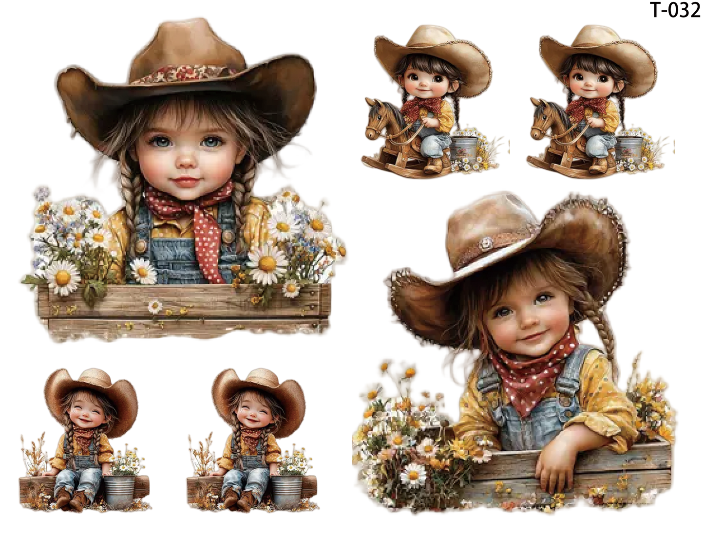 T031-T038 3D pre-cut embossed sticker 1pcs(4.92*3.74 inch) T032