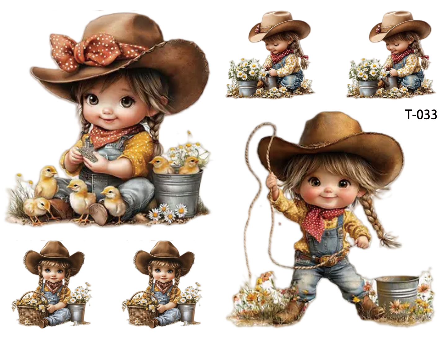 T031-T038 3D pre-cut embossed sticker 1pcs(4.92*3.74 inch) T033