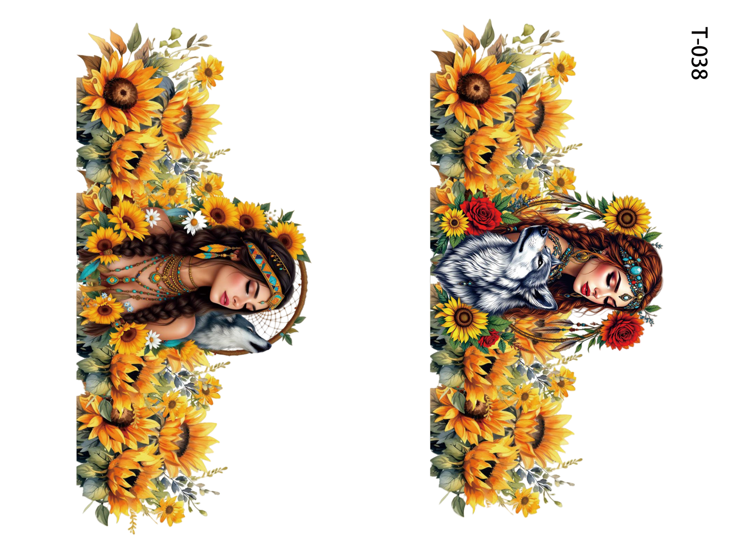 T031-T038 3D pre-cut embossed sticker 1pcs(4.92*3.74 inch) T038