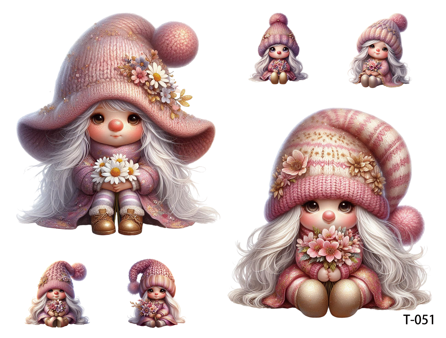 T051-T060 3D pre-cut embossed sticker 1pcs(4.92*3.74 inch) T051