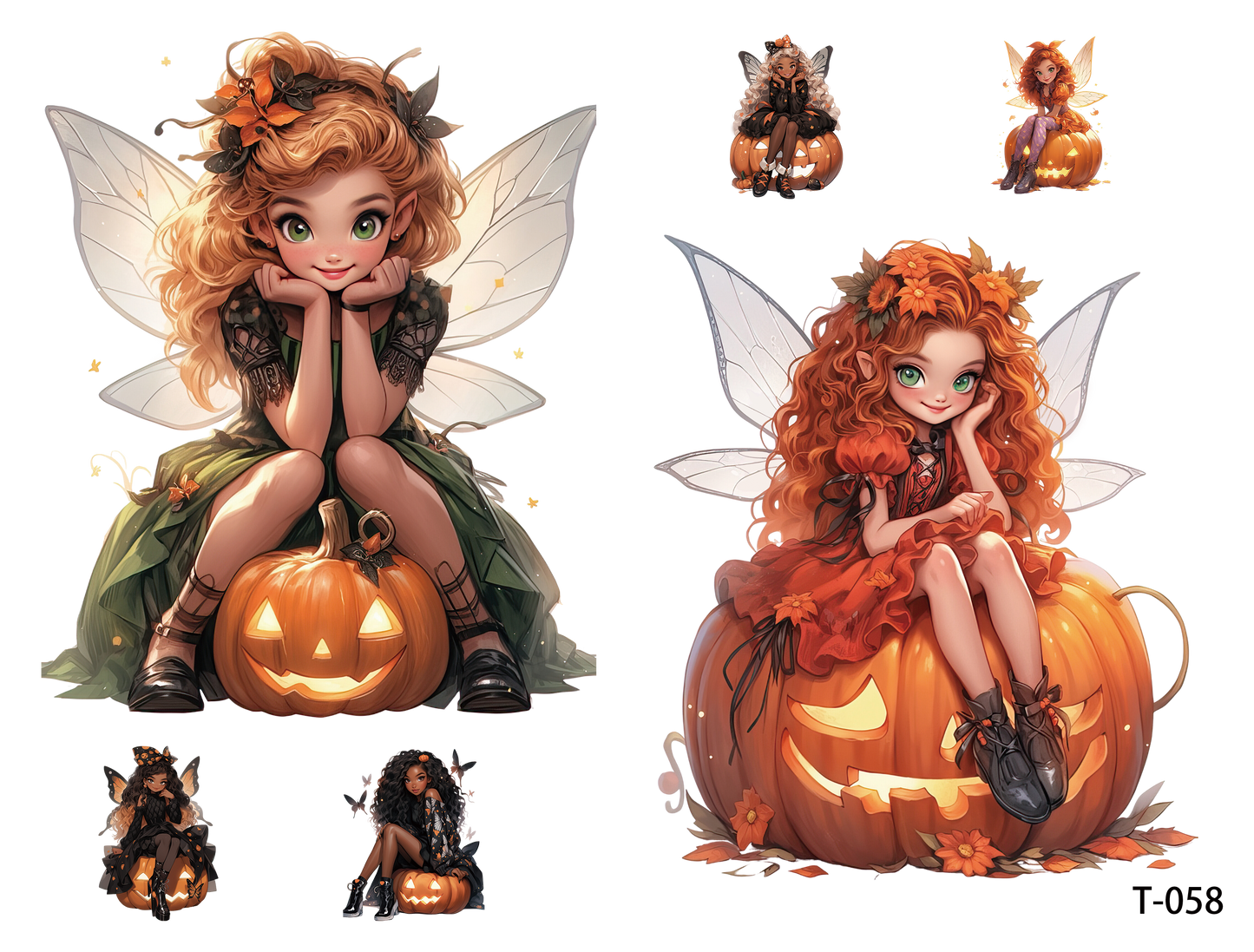 T051-T060 3D pre-cut embossed sticker 1pcs(4.92*3.74 inch) T058