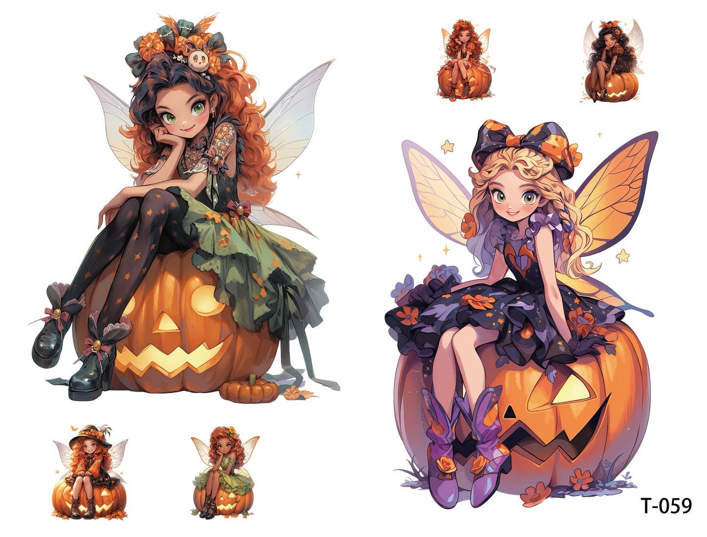 T051-T060 3D pre-cut embossed sticker 1pcs(4.92*3.74 inch) T059