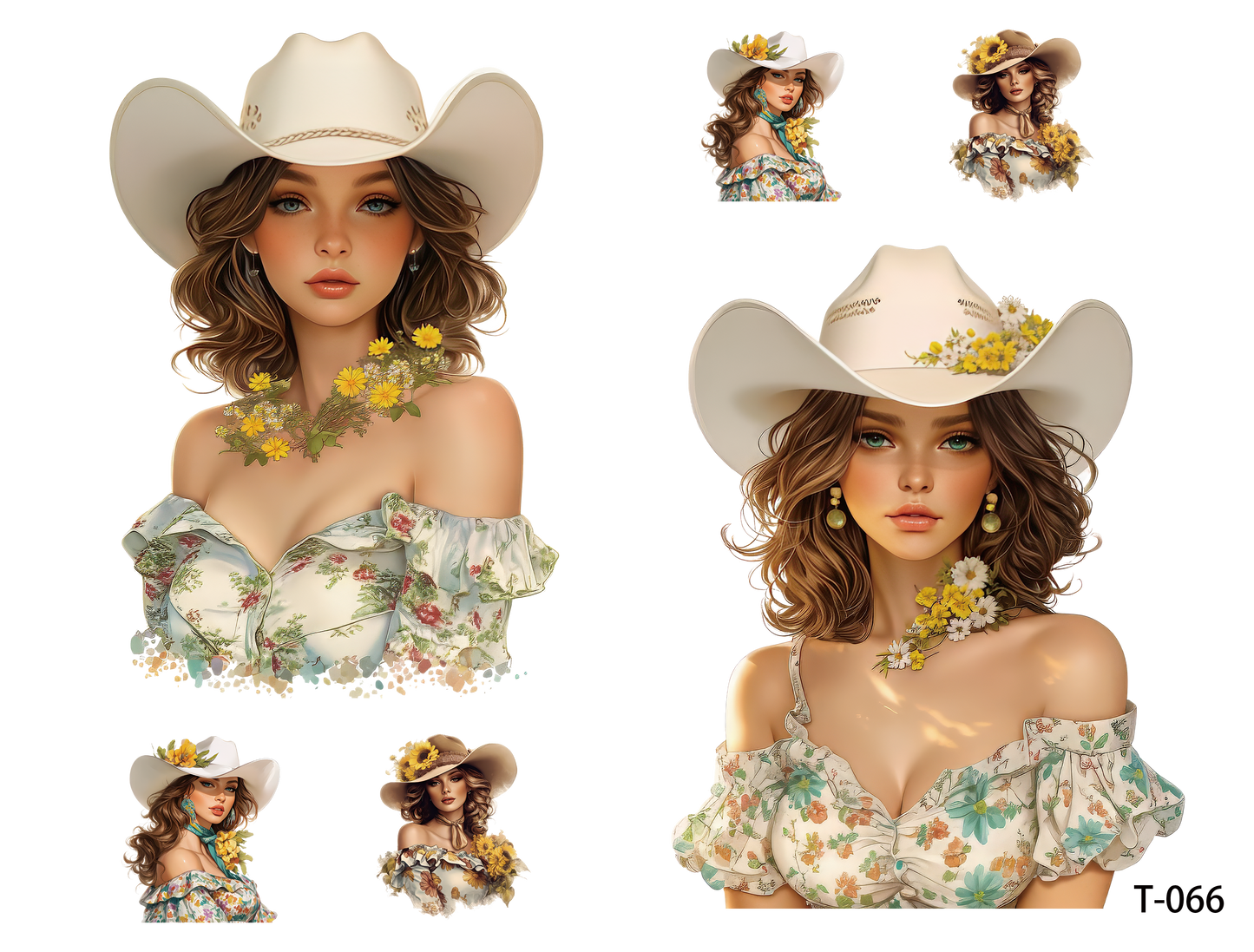 T061-T070 3D pre-cut embossed sticker 1pcs(4.92*3.74 inch) T066