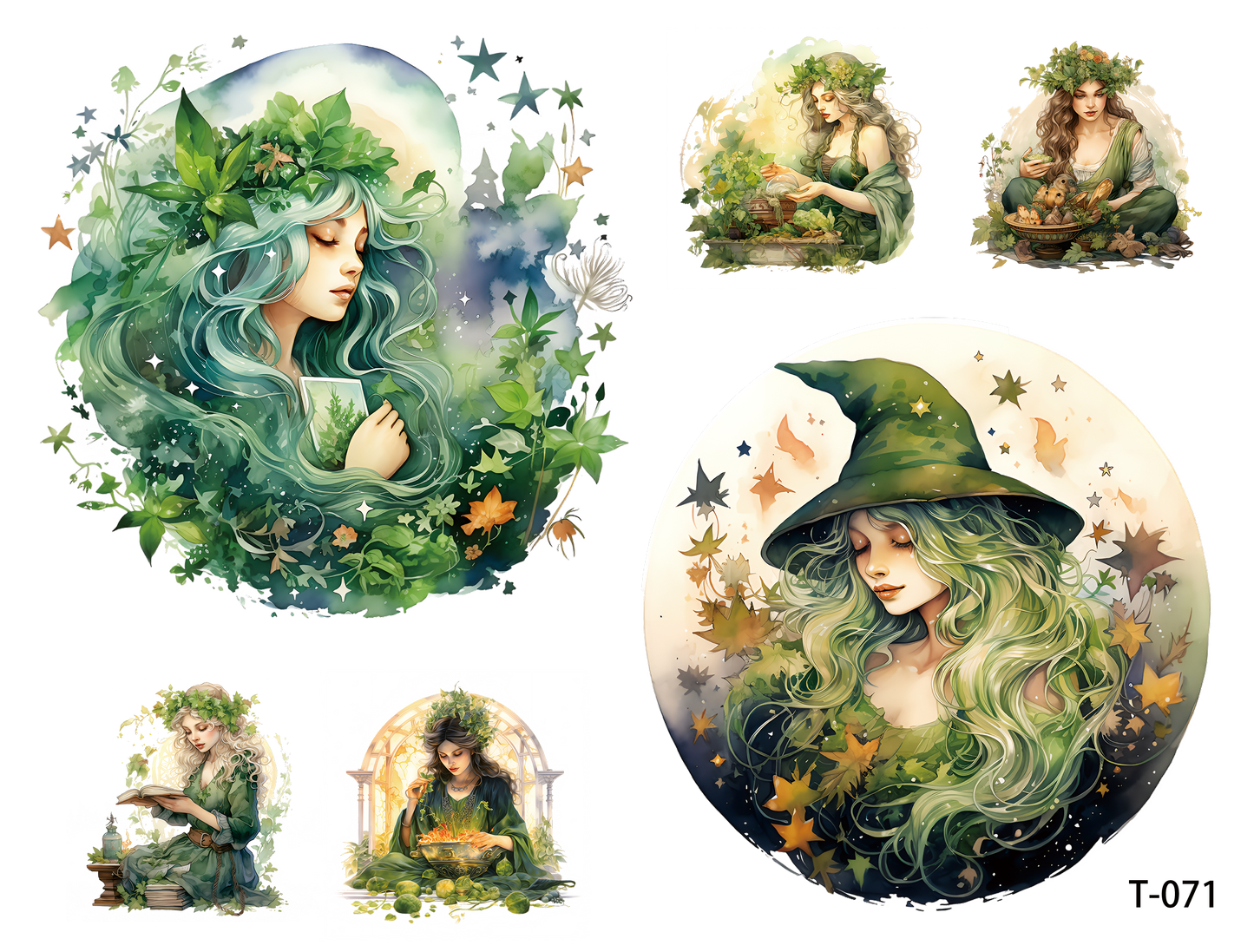 T071-T080 3D pre-cut embossed sticker 1pcs(4.92*3.74 inch) T071