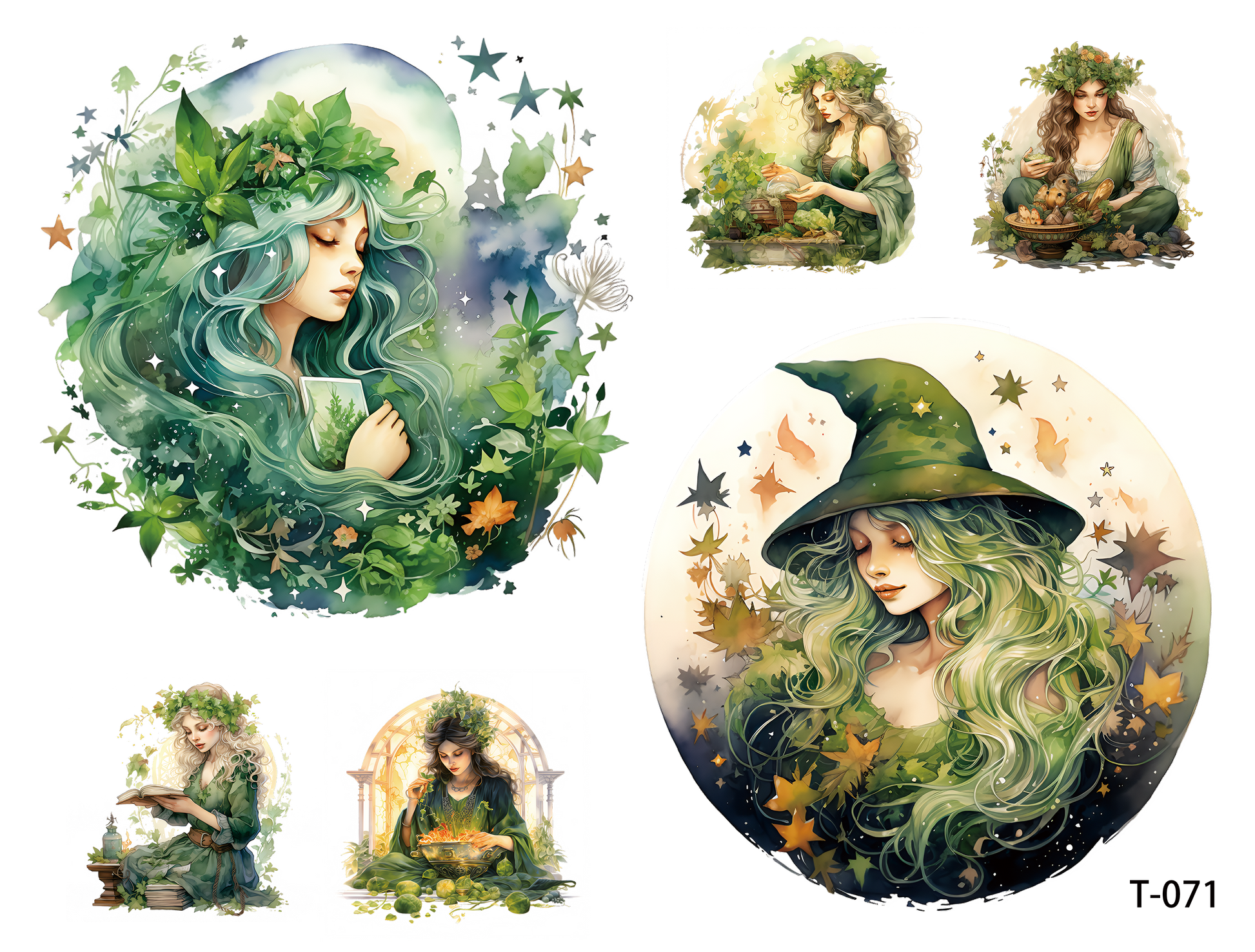 T071-T080 3D pre-cut embossed sticker 1pcs(4.92*3.74 inch) T071