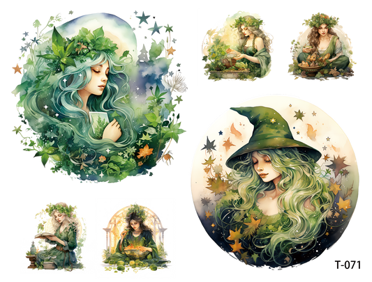 T071-T080 3D pre-cut embossed sticker 1pcs(4.92*3.74 inch) T071