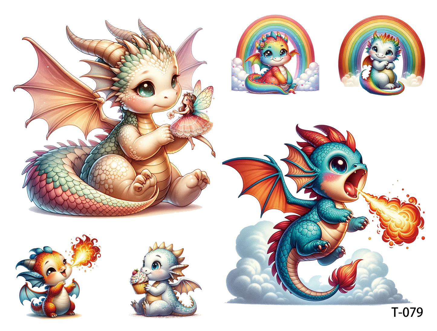 T071-T080 3D pre-cut embossed sticker 1pcs(4.92*3.74 inch) T079