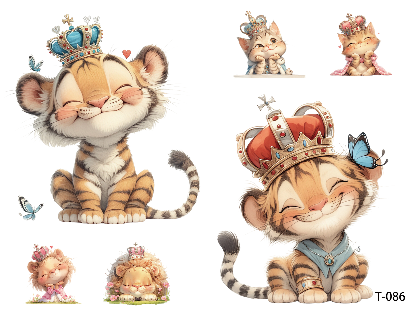 T081-T090 3D pre-cut embossed sticker 1pcs(4.92*3.74 inch) T086