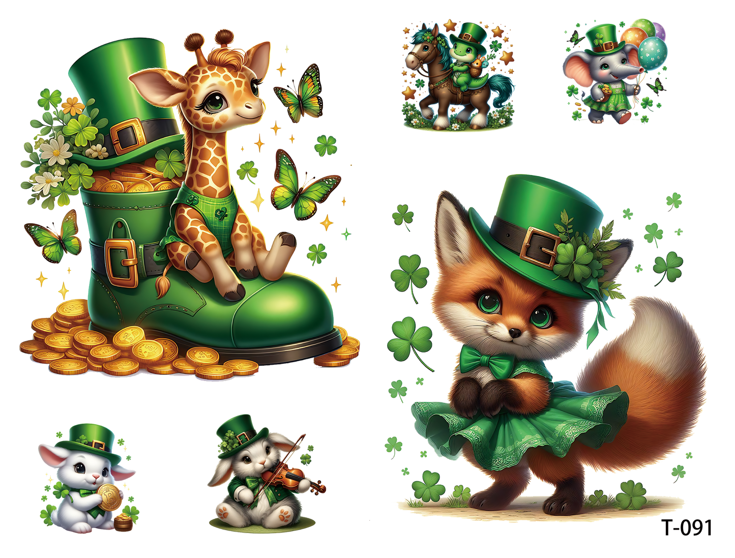 T091-T100 3D pre-cut embossed sticker 1pcs(4.92*3.74 inch) T091