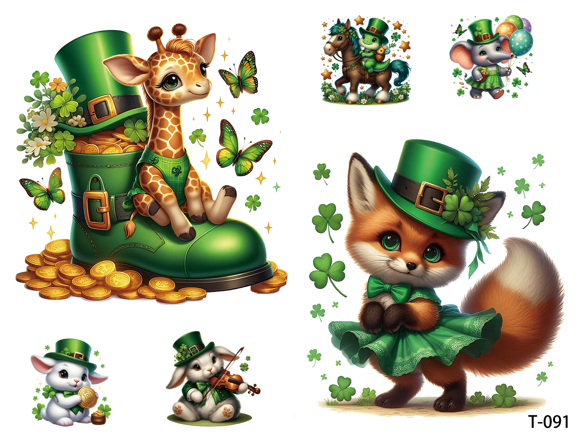 T091-T100 3D pre-cut embossed sticker 1pcs(4.92*3.74 inch) T091