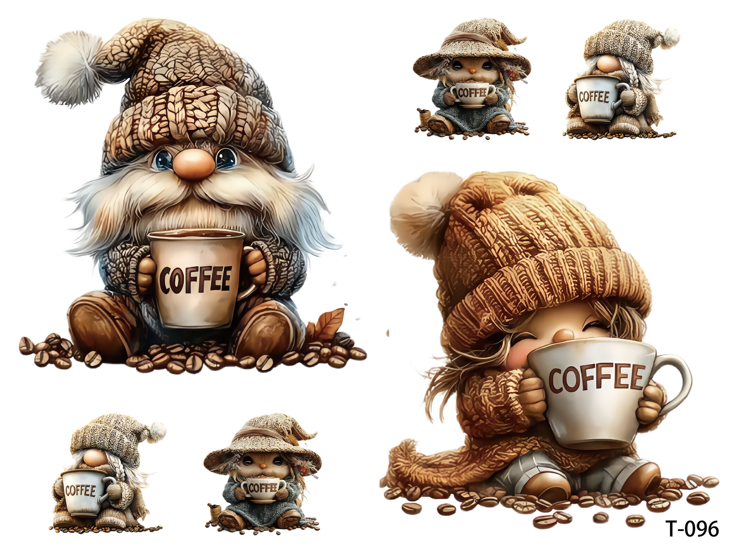 T091-T100 3D pre-cut embossed sticker 1pcs(4.92*3.74 inch) T096