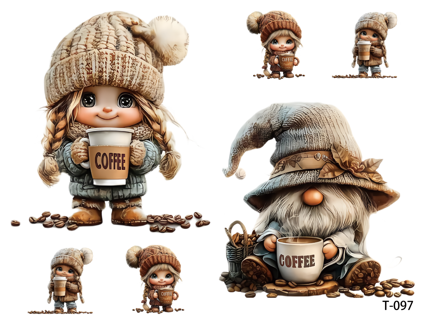 T091-T100 3D pre-cut embossed sticker 1pcs(4.92*3.74 inch) T097