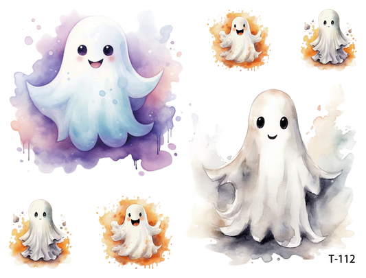 T111-T120 3D pre-cut embossed sticker 1pcs(4.92*3.74 inch) T112
