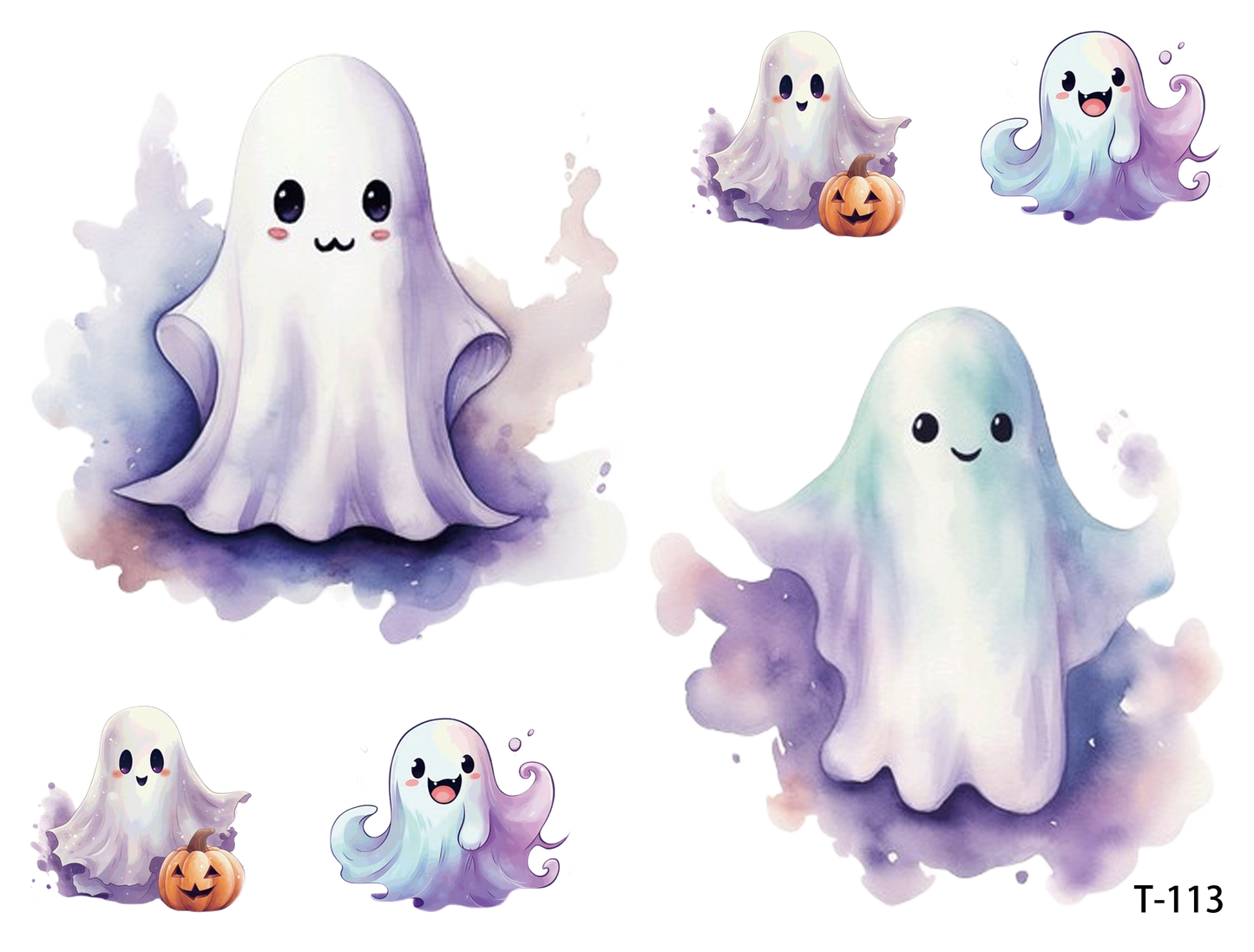 T111-T120 3D pre-cut embossed sticker 1pcs(4.92*3.74 inch) T113