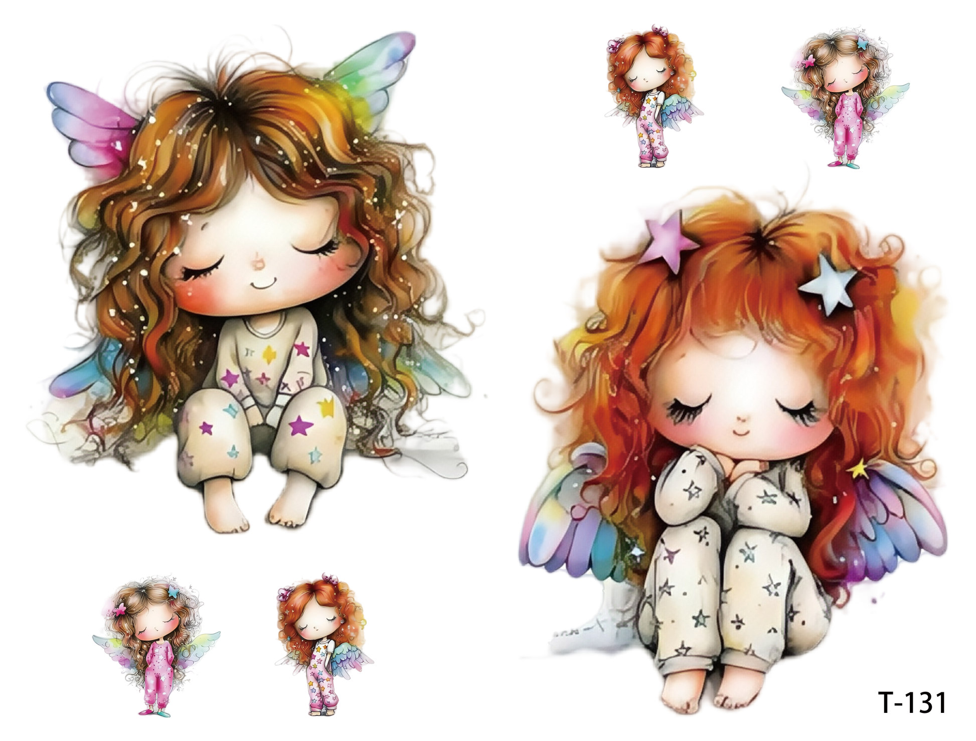 T131-T140 3D pre-cut embossed sticker 1pcs(4.92*3.74 inch) T131