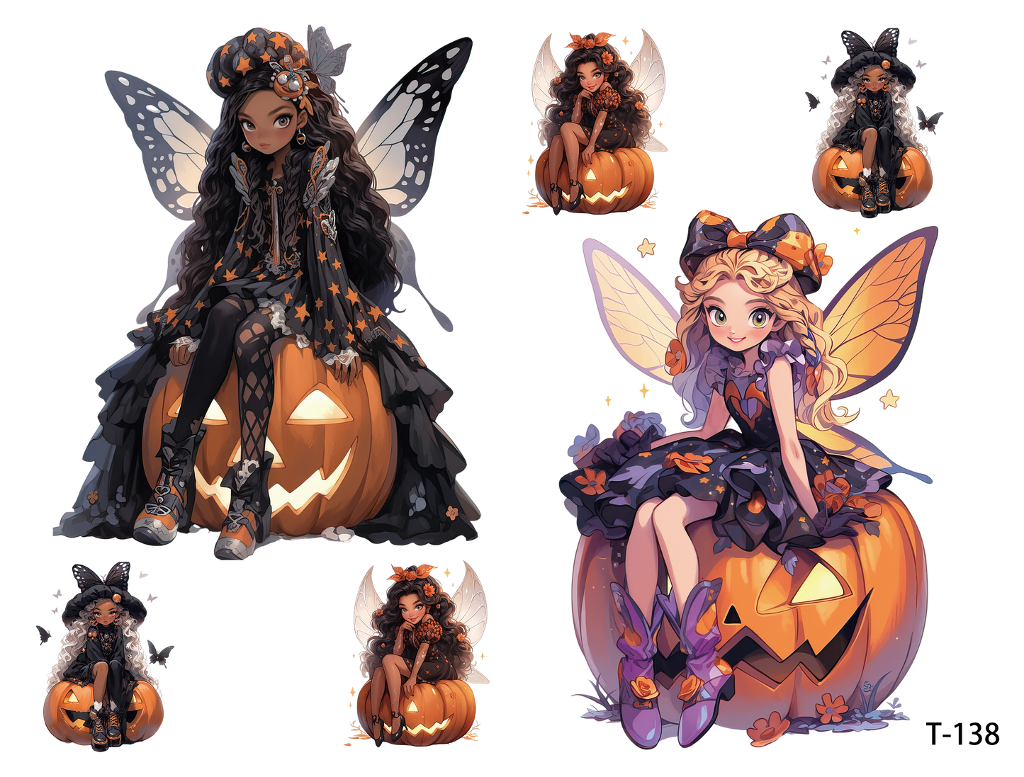 T131-T140 3D pre-cut embossed sticker 1pcs(4.92*3.74 inch) T138