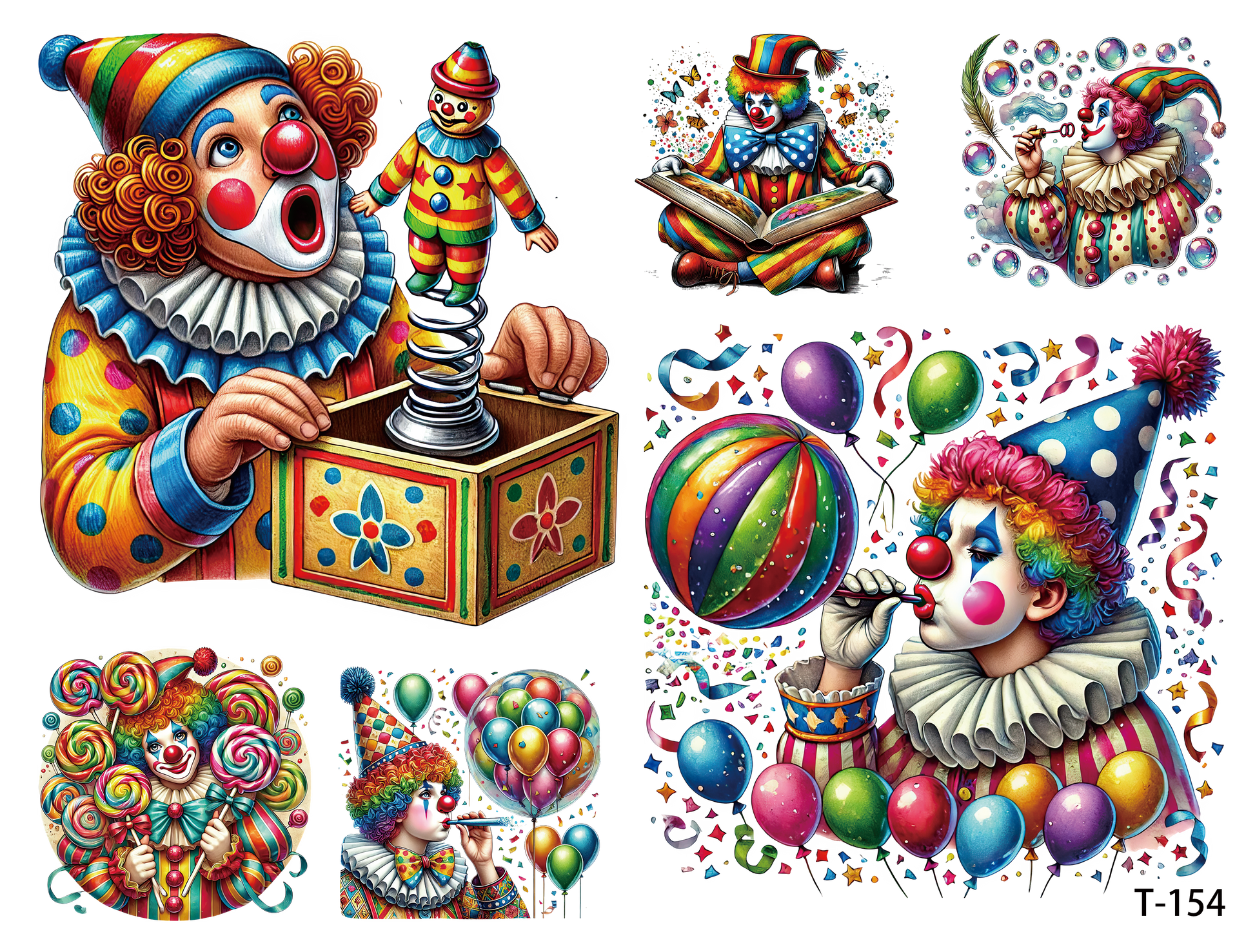 T151-T160 3D pre-cut embossed sticker 1pcs(4.92*3.74 inch) T154