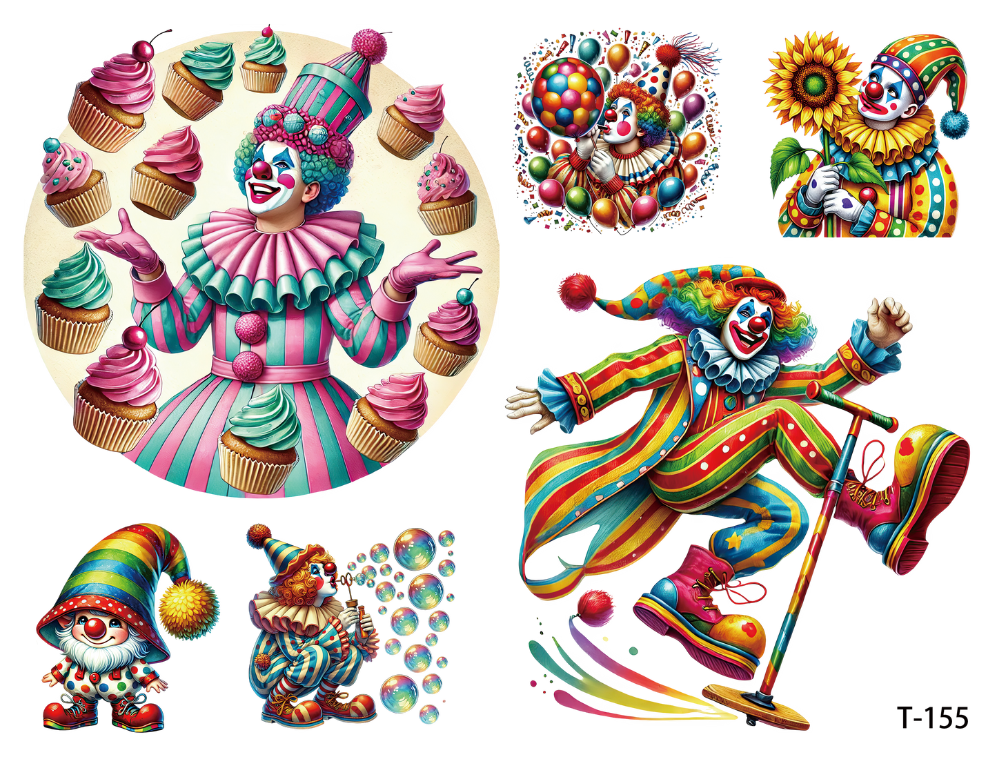 T151-T160 3D pre-cut embossed sticker 1pcs(4.92*3.74 inch) T155