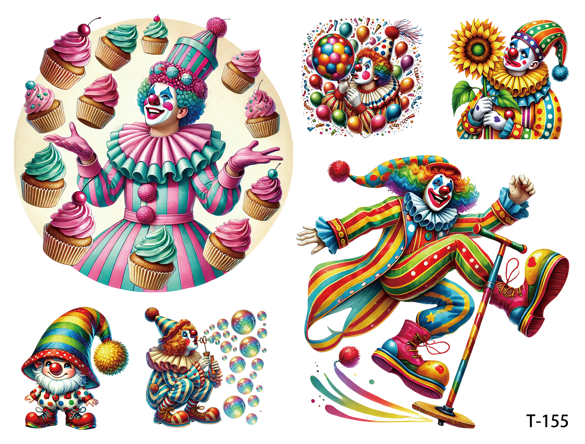 T151-T160 3D pre-cut embossed sticker 1pcs(4.92*3.74 inch) T155