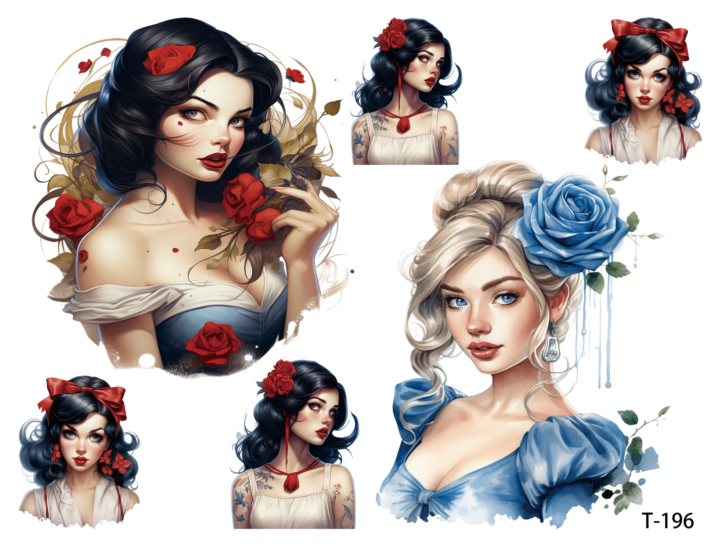 T191-T200 3D pre-cut embossed sticker 1pcs(4.92*3.74 inch) T196