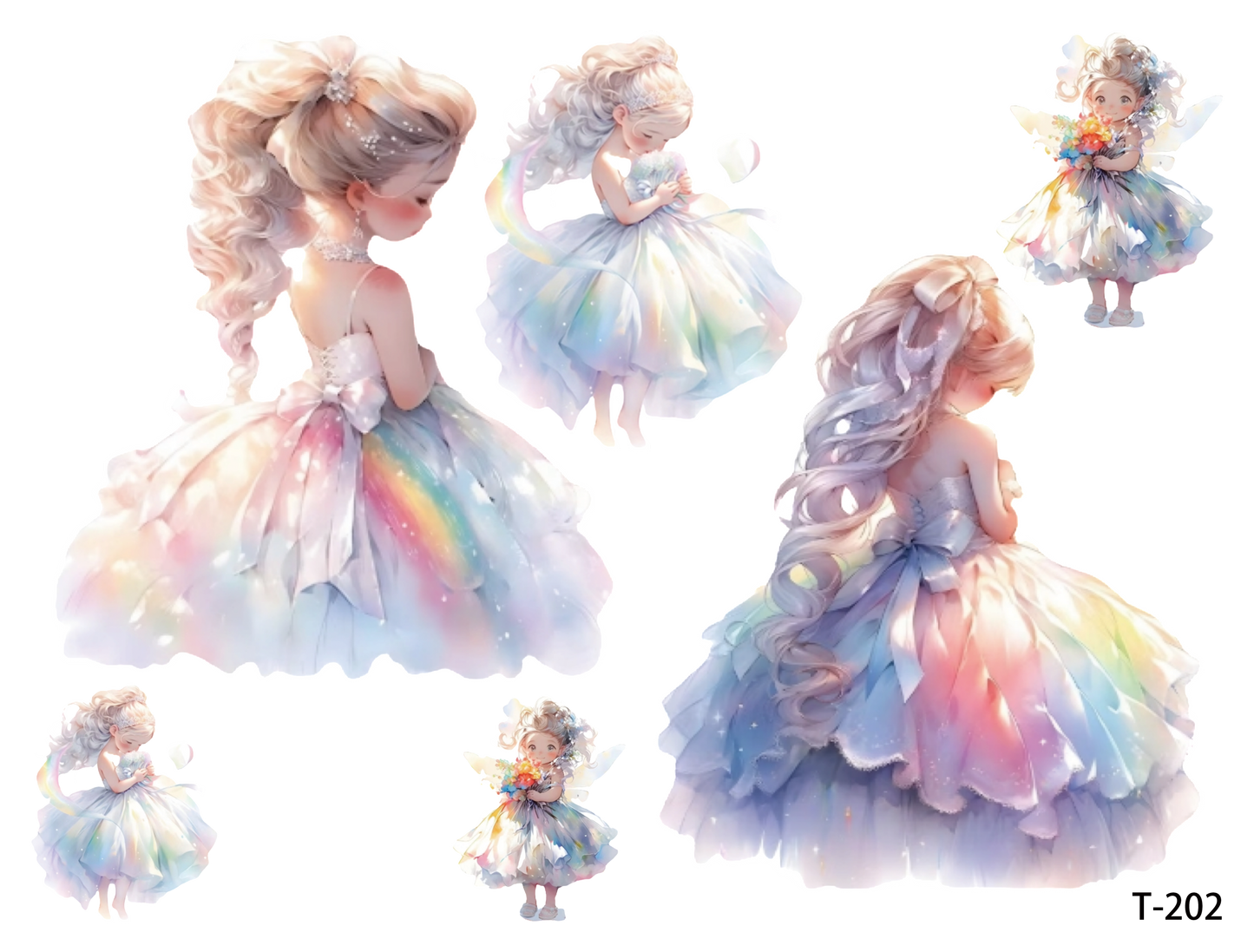 T201-T210 3D pre-cut embossed sticker 1pcs(4.92*3.74 inch) T202