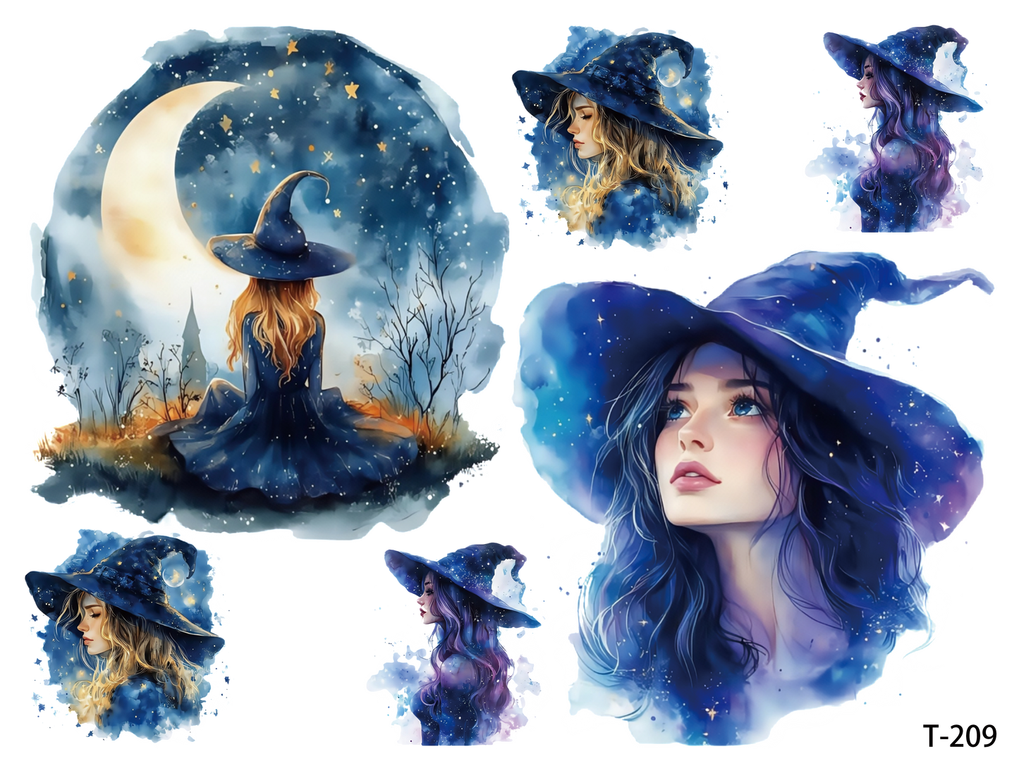 T201-T210 3D pre-cut embossed sticker 1pcs(4.92*3.74 inch) T209