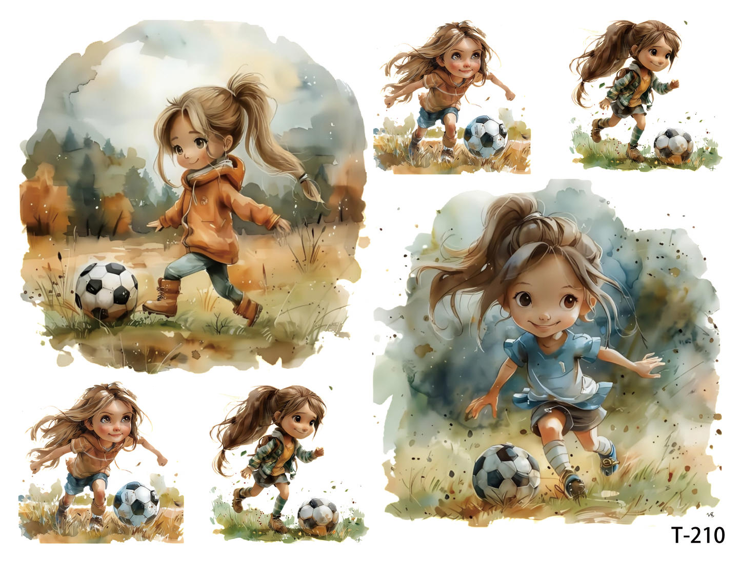 T201-T210 3D pre-cut embossed sticker 1pcs(4.92*3.74 inch) T210